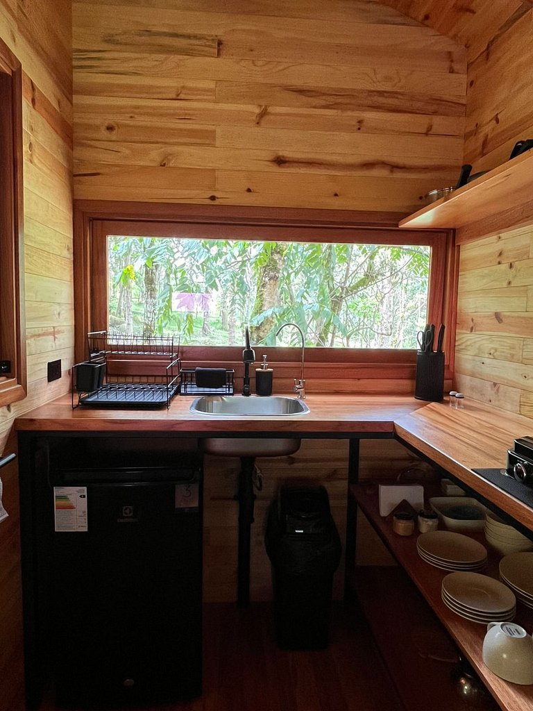 Cabaña elevada Orquídea